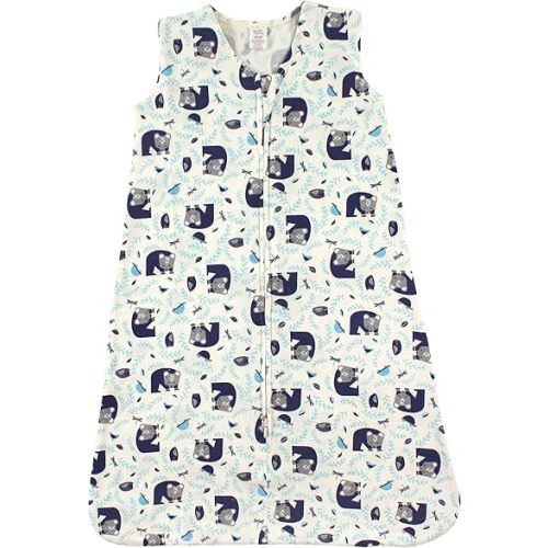 Touched by Nature Unisex Baby Organic Cotton Sleeveless Wearable Sleeping Bag, Sack, Blanket, Woodland, 6-12 Months
