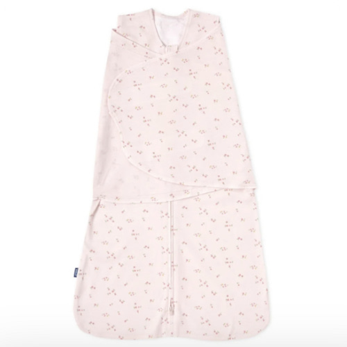 Pink Floral Cotton Swaddle Newborn | HALO