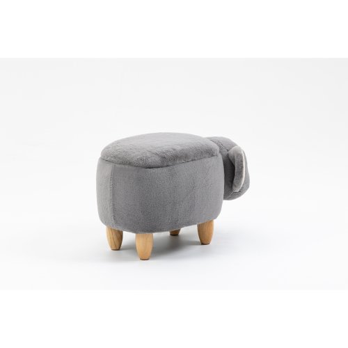 Animal Upholstered Storage Kids Ottoman