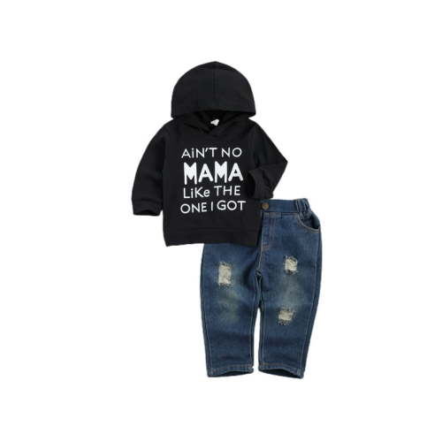 Toddler Baby Boy Outfits Hoodie Sweatshirts Jeans Clothes Set Fall Winter 6 9 12 18 24 Months