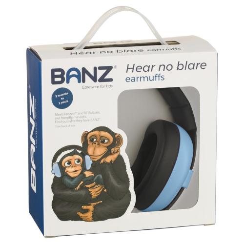 Banz Ear Muffs Mini 3+ Months to 2 Years Sky Blue