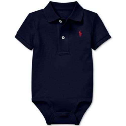 Baby Boys Cotton Polo Bodysuit