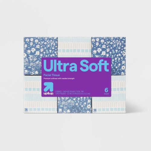 Ultra Soft Facial Tissue - 4pk/65ct - Up&up™