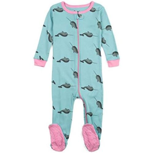 Leveret Kids Pajamas Baby Boys Girls Footed Pajamas Sleeper 100% Cotton (Size 6-12 Months-5 Toddler)