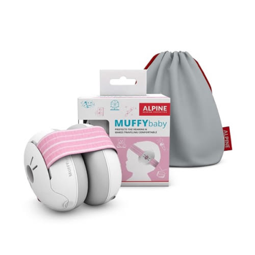 Alpine Muffy Baby Ear Protection - Pink