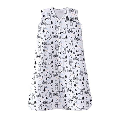 HALO SleepSack, 100% Cotton Wearable Blanket, Swaddle Transition Sleeping Bag, TOG 0.5, Huggy Bears, Medium, 6-12 Months - Medium (Pack of 1)