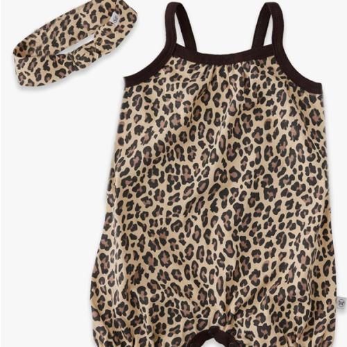 HonestBaby Multipack Short Romper Sets and Dresses 100% Organic Cotton for Infant Baby and Toddler Boys, Girls, Unisex