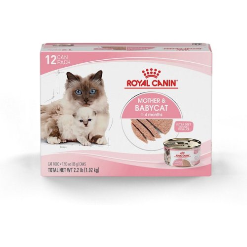 Royal Canin Feline Health Nutrition Mother & Babycat Ultra Soft Mousse in Sauce Canned Cat Food