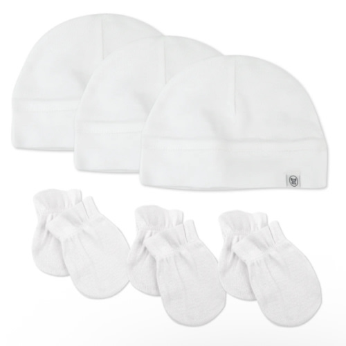 6-Piece Organic Cotton Mitt and Hat Set | Honest Baby Clothing