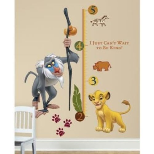 RoomMates The Lion King Peel & Stick Growth Chart
