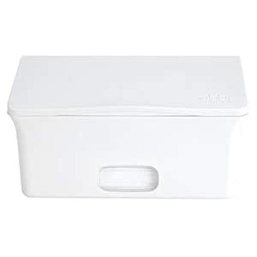 Amazon.com : Ubbi Baby Wipes Dispenser | Baby Wipes Case | Baby Wipes Holder with Weighted Plate, Keeps Wipes Fresh and Non-Slip Rubber Feet, White : Baby