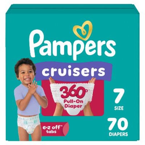 Pampers Cruisers 360 Diapers Pack - Size 7 - 70ct
