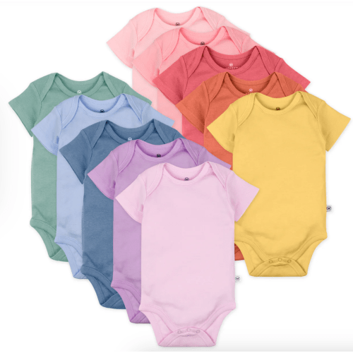 10-Pack Organic Cotton Short Sleeve Bodysuits | Honest Baby Clothing