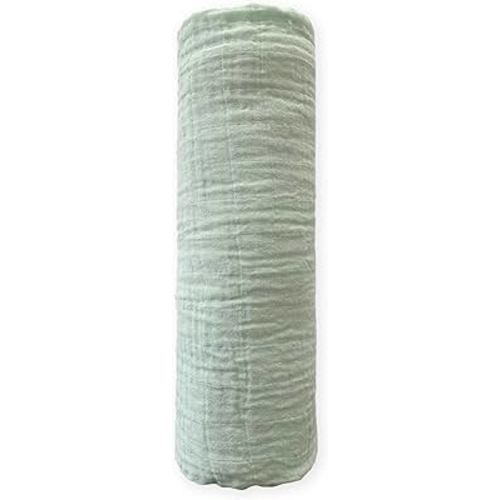 SwaddleDesigns Cotton Muslin Swaddle Blanket, Receiving Blanket for Baby Boys & Girls, Best Shower Gift, 46x46 inches, Jadeite