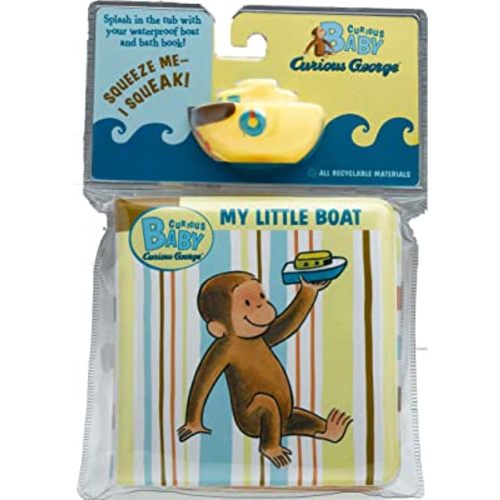 Curious Baby My Little Boat (Curious George Bath Book & Toy Boat) (Curious Baby Curious George)