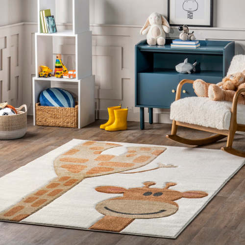 Anabell Giraffe Kids Area Rug