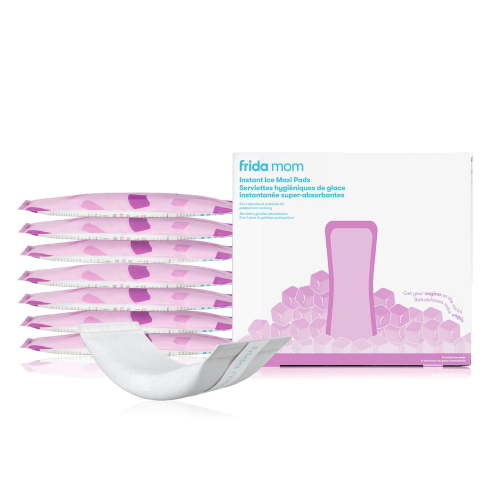 Frida Mom - 2-in-1 Absorbent Postpartum Perineal Ice Maxi Pads - Instant Cold Therapy Packs and Absorbent Maternity Pad in One Ready-to-use Padsicle for After Birth - Newborn Baby Hospital Bag Essential - Baby Shower Gift