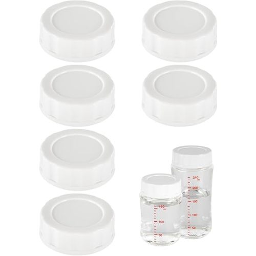Baby Bottle Cap for Pigeon Bottle, Soft & Safe Bottle Lid, 6 Count