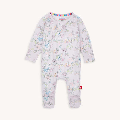 emily modal magnetic parent favorite footie with ruffle