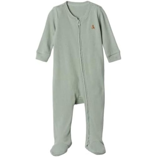 GAP Unisex Baby Two Way Zip Footed One-piece Outfit