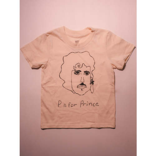 P Is For Prince Kids Tee: Natural (FINAL SALE)