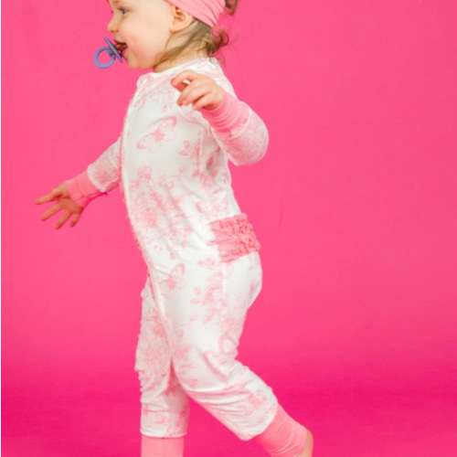 Ruffle One Piece Convertible Pajamas