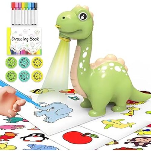 Trace and Draw Projector for Kids Ages 2, 3, 4, 5, 6, 7, 8-12, LED Lighted Sketching Board, Sketch Drawing & Art Tracing Projector for Kids, Light Up Tracing Pad for Girls & Boys