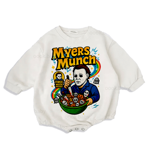 Baby Halloween Print Romper