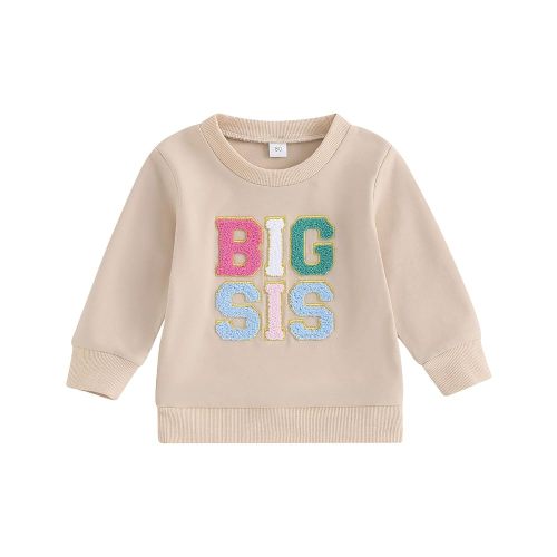 Twopumpkin Baby Toddler Girl Boy Sweatshirt/Romper Long Sleeve Sister Brother Matching Outfit Newborn Clothes