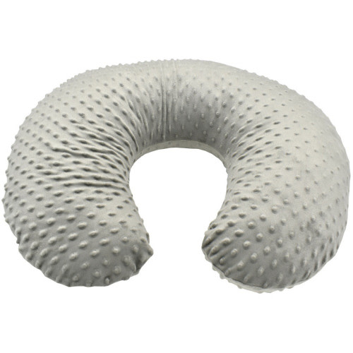 Wioihee Nursing Pillow Original Support, Gray Taupe Leaves, Ergonomic Nursing Essentials for Bottle and Breastfeeding, Firm Fiber Fill, with Removable Nursing Pillow Cover, Machine Washable Gray