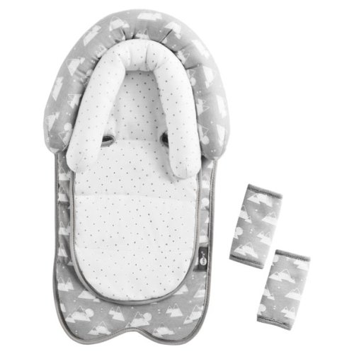 SafeFit® XtraGuard™ Antimicrobial Head Support & Strap Cover for Baby Car Seats