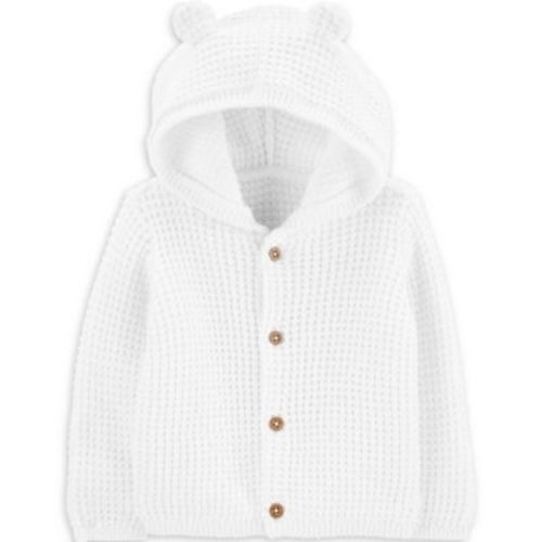 carter's® Newborn Knit Cardigan in White - IVORY - NEWBORN