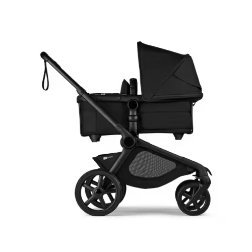 Bugaboo Kangaroo 2-in-1 stroller midnight black sun canopy, midnight black fabrics, black base | Bugaboo