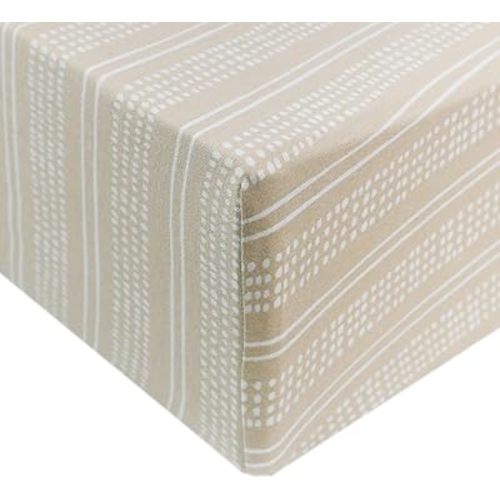 Copper Pearl Premium Knit Baby Crib Sheets for Boys and Girls Breathable and Soft, Fitted Crib Sheets for Standard Baby Mattresses, Crib Sheet for Baby Registry or Shower Gift, Clay