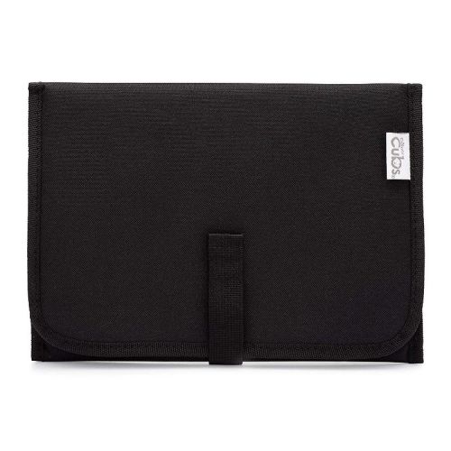 Portable Diaper Changing Pads For Newborn Girl & Boy, Compact By Comfy Cubs (solid Black, Compact)