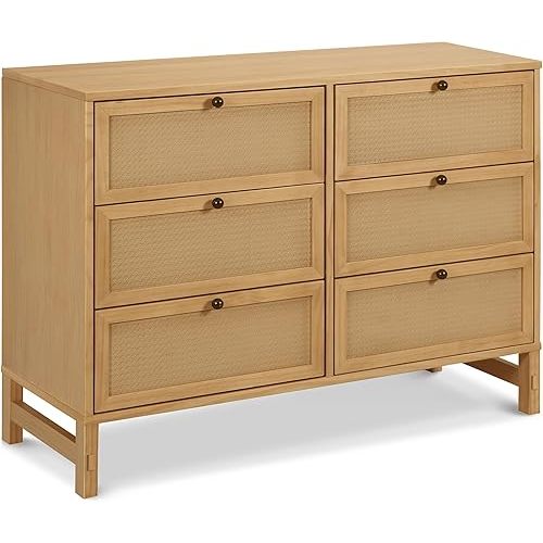 Davinci Margot 6-Drawer Dresser in Honey, GREENGUARD Gold Certified