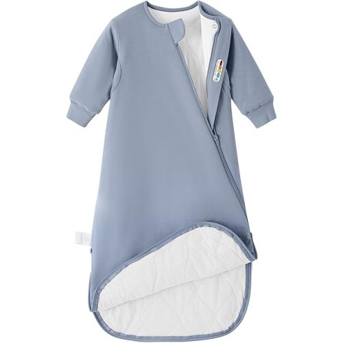 Unisex Sleeping Bag for Babies and Toddlers 2.5 Tog Sleep Sack 6-18Months, Baby Sleep Sack, Newborn Sleep Sack, Wearable Blanket Baby,One piece with sleeves,Gifts for Baby