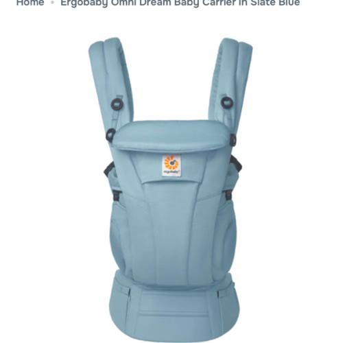Ergobaby Omni Dream Baby Carrier in Slate Blue – Bambi Baby