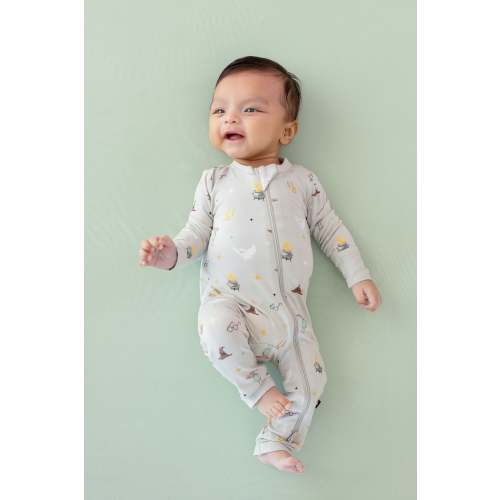 Zippered Romper in Starry Icon