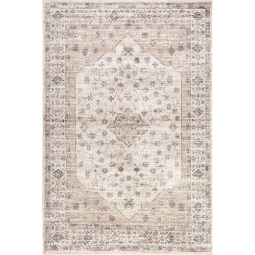 Nuloom Nesa Traditional Medallion Indoor Area Rug, 9' X 12', Beige