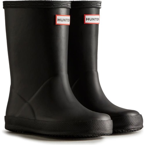 Walker, Toddler & Little Kid Kids' First Classic Rain Boot, 5 M, Black/Black