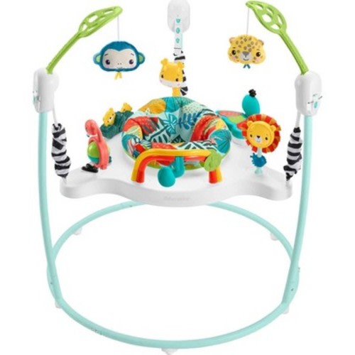Fisher-Price Jumping Jungle Jumperoo Baby Jumper with Lights and Sound