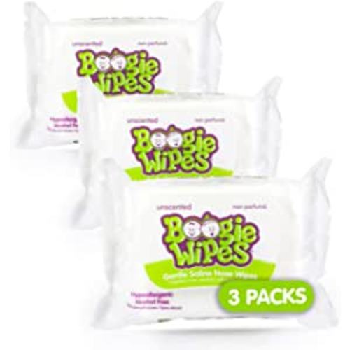 Eleeo Unscented Alcohol-Free Boogie Wipes with Aloe - 30 Count (3 Pack)