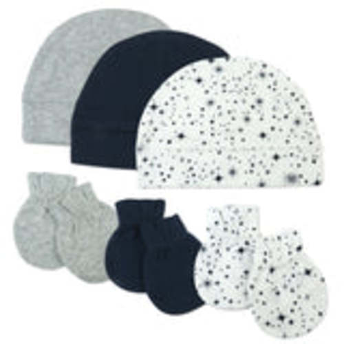 6-Piece Organic Cotton Mitt and Hat Set | Honest Baby Clothing