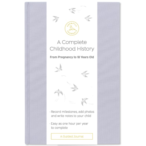 A Complete Childhood History: From Pregnancy to 18 Years Old (Lavender Purple, Linen)