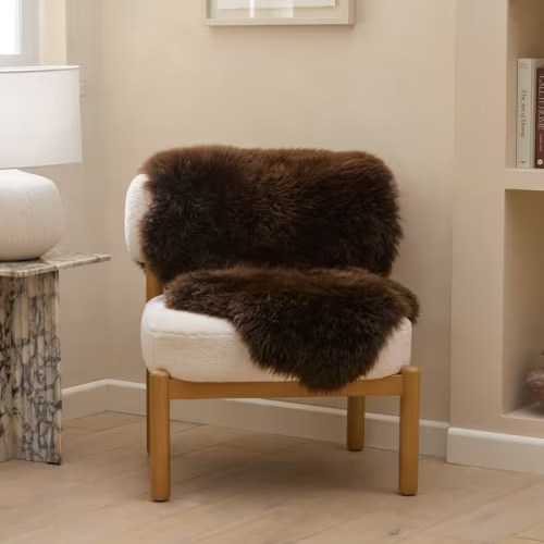 Chocolate Single Sheepskin | Adairs