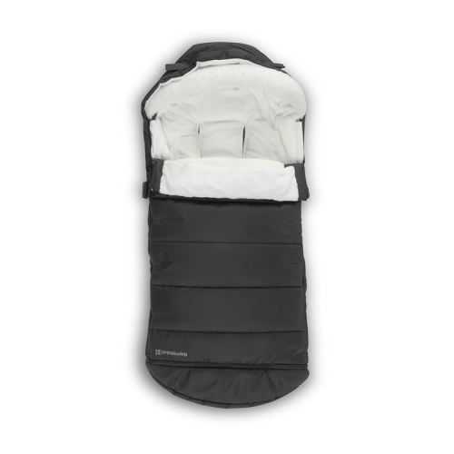 UPPAbaby CozyGanoosh 2-in-1 Seasonal Footmuff - Easily Attaches to UPPAbaby Strollers and RumbleSeat – Versatile, Ultra-Plush Zip-Out Liner for Cold Weather – Jake (Charcoal)