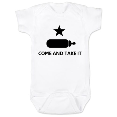 Come And Take It Baby Bodysuit