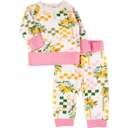 Charlie Citrus Long Sleeve Top & Pants Set