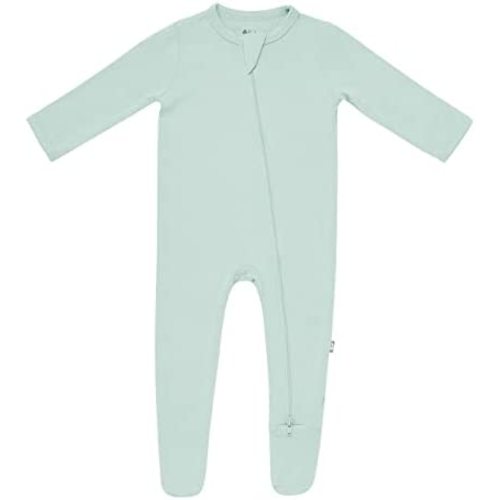 Kyte Zipper Footies, Color Sage, 6-12 months